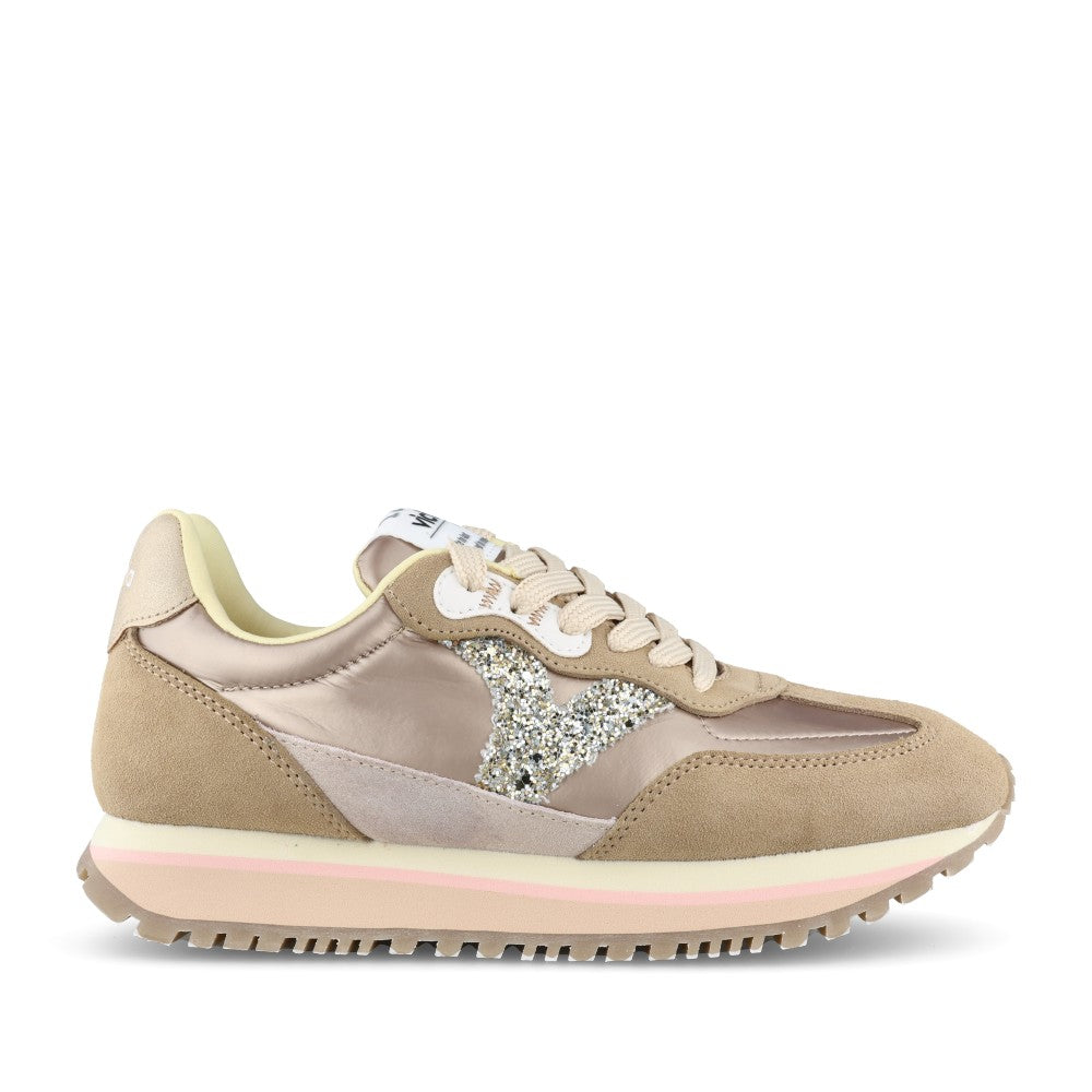 Ladies 1157117 Viento Laced Trainer In Metallic