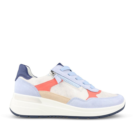 Ladies 12-57702 Garda Laced Trainer In Multi-colour