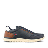 Mens Twenty Four Laced Trainer In Navy