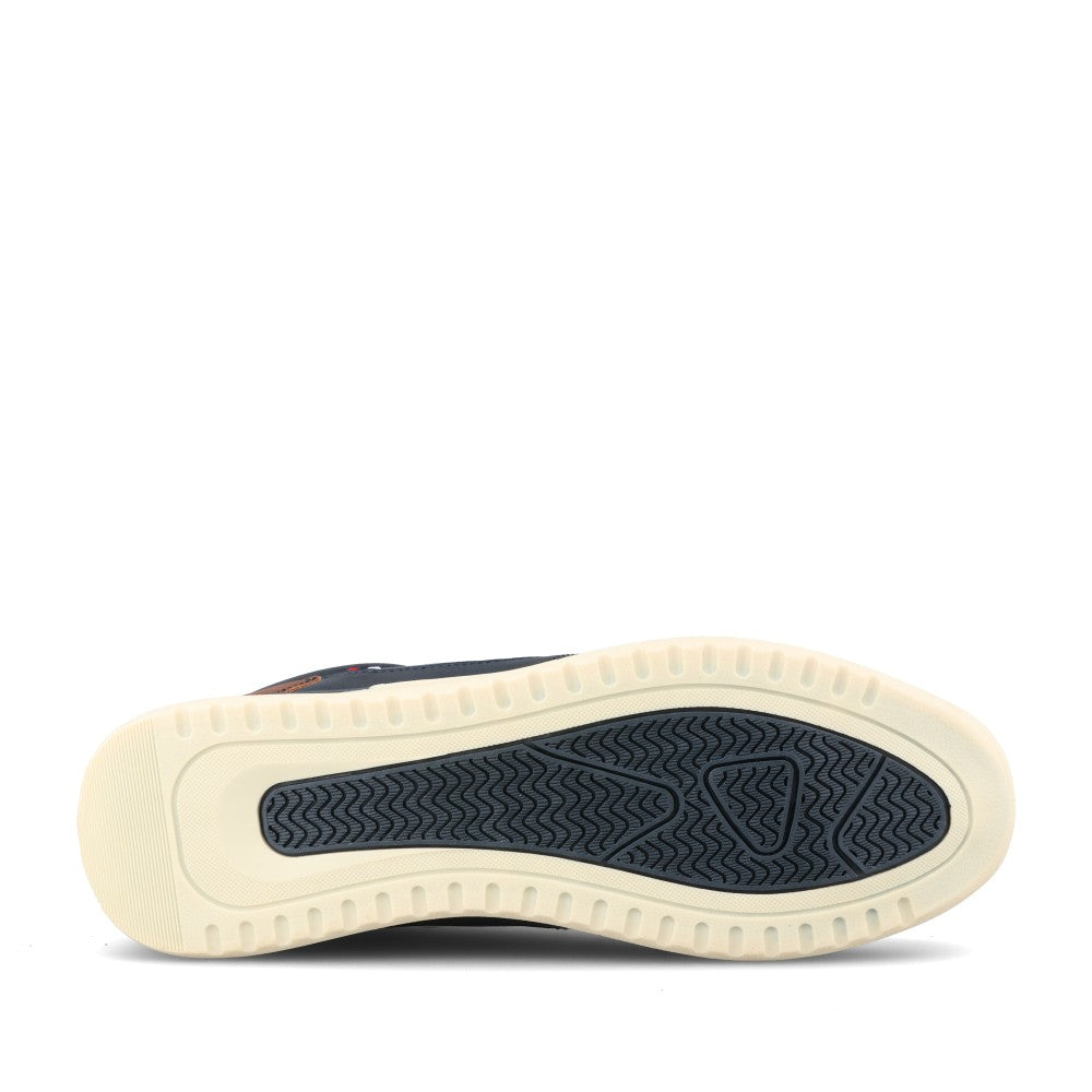 Mens Twenty Four Laced Trainer In Navy