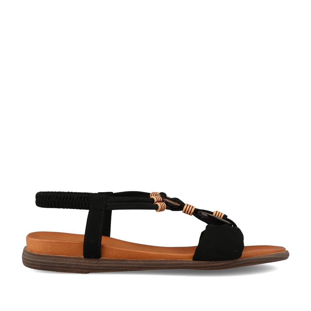 Ladies Larnaca Sandal In Black