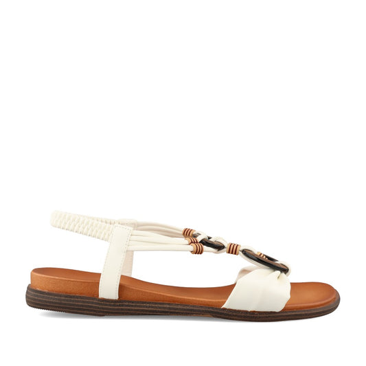 Ladies Larnaca Sandal In White