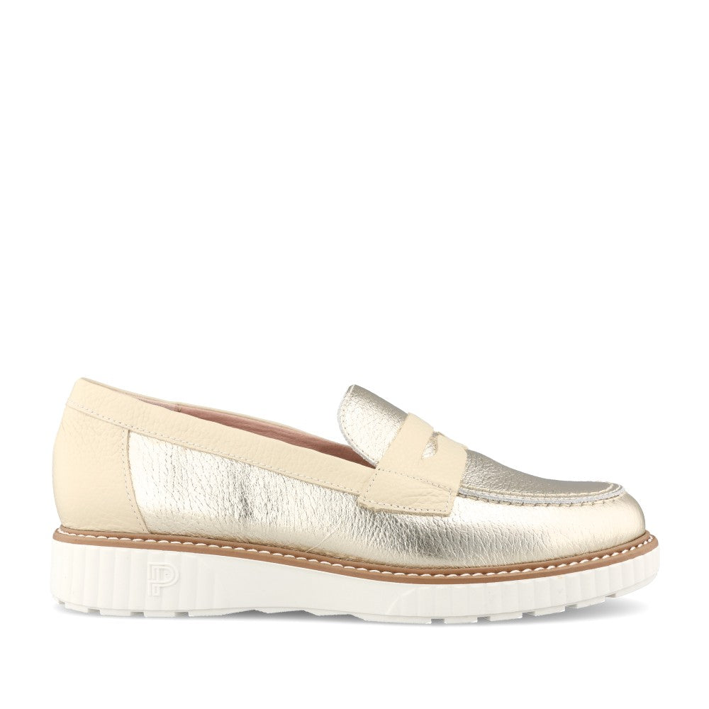 Ladies 11082 Loafer In Gold