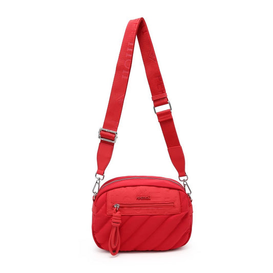Ladies Monika Crossbody Bag In Red