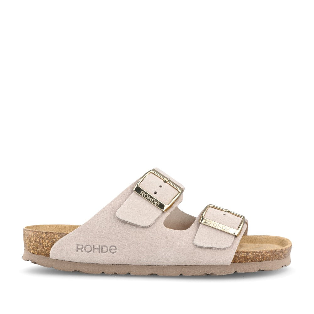 Ladies 5590 Double Strap Sandal In Linen