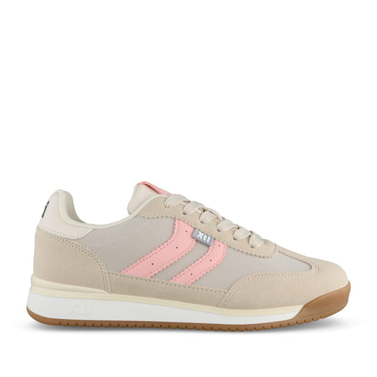Ladies 145019 Laced Trainer In Sand