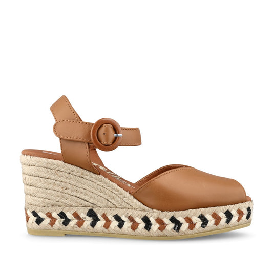 Ladies 2317 Wedge Sandal In Tan