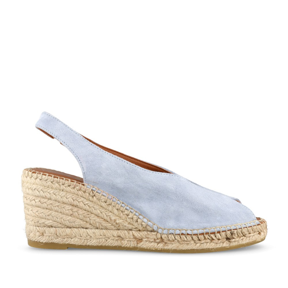 Ladies 2127 Wedge Sandal In Light Blue