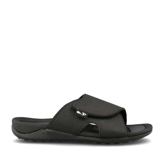 Ladies Dune Velcro Sandal In Black
