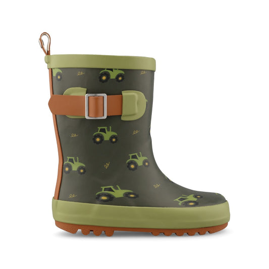 Boys Tractor Ecz005 Toddler Welly Boot In Green