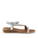 Ladies Jlh613 Jazmine E-fit Sandal In Silver