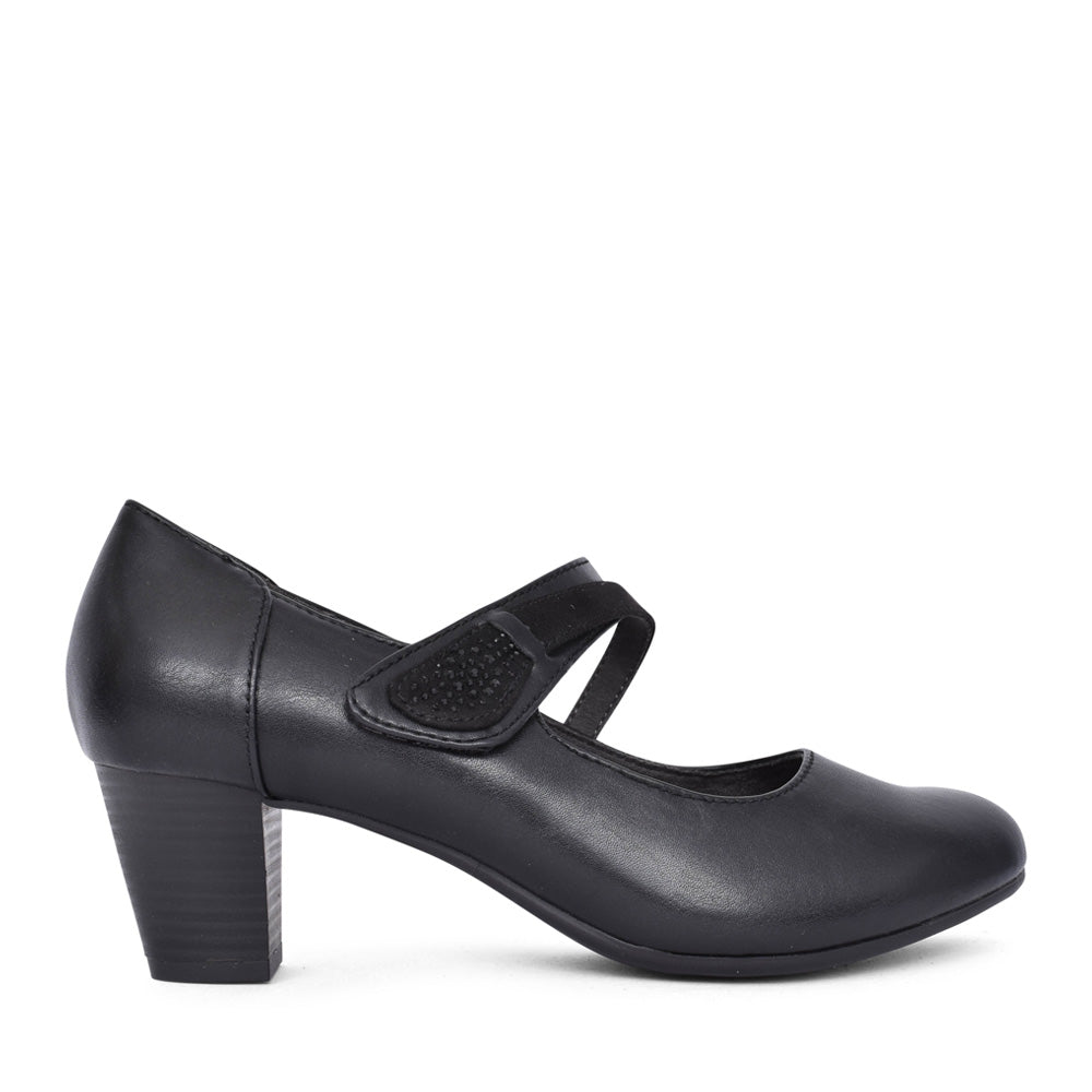 Ladies 8-24465 Mary Jane Shoe In Black