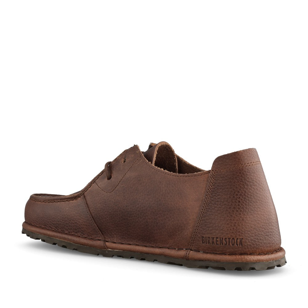 Mens 1029679 Utti Laced Leather Shoe In Brown