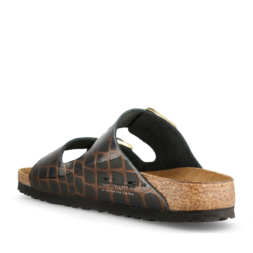 Birkenstock Ladies 1032864 Arizona Bs Embossed Leather In Black