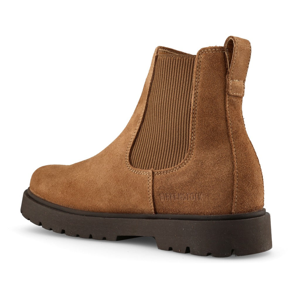 Birkenstock Ladies 1033181 Highwood Slip On Ankle Boot In Dark Tan