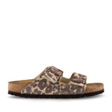 Ladies 1033330 Arizona Double Strap Mule In Leopard