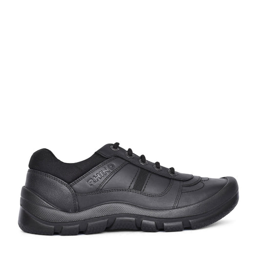 Boys Sherman Leather Velcro Shoe In Kids F Fit