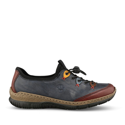 Rieker Ladies N3271 Shoe In Blue