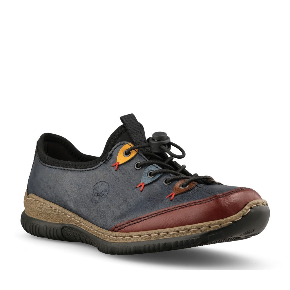Rieker Ladies N3271 Shoe In Blue