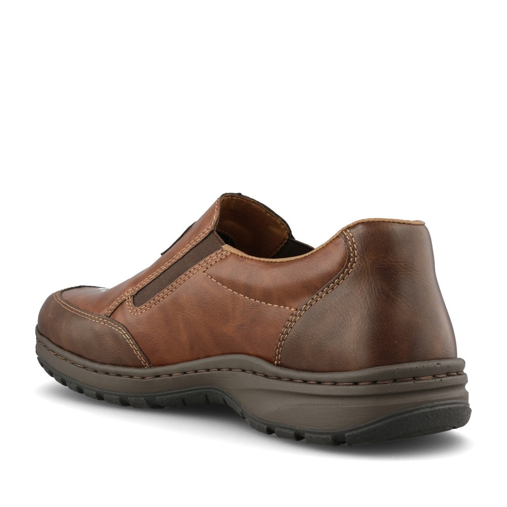 Mens 03354 Slip-on Shoe In Dark Brown
