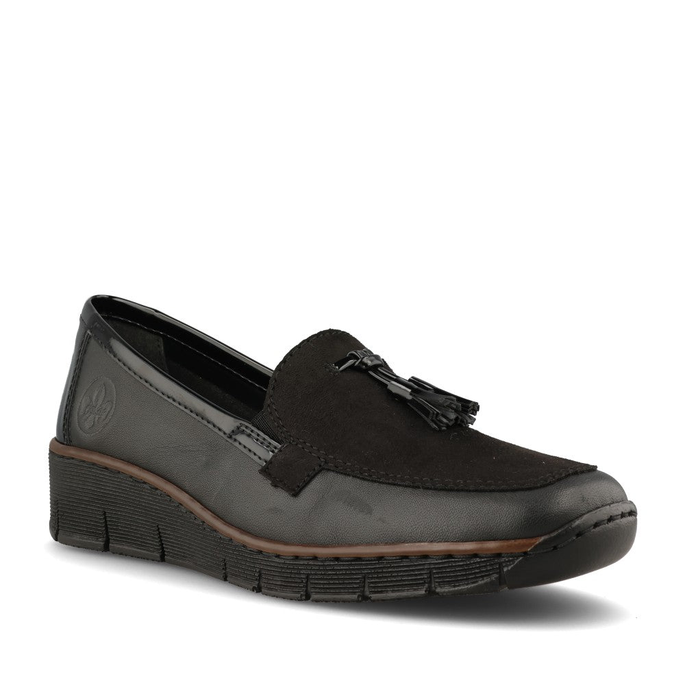 Rieker Ladies 53771 Shoe In Black