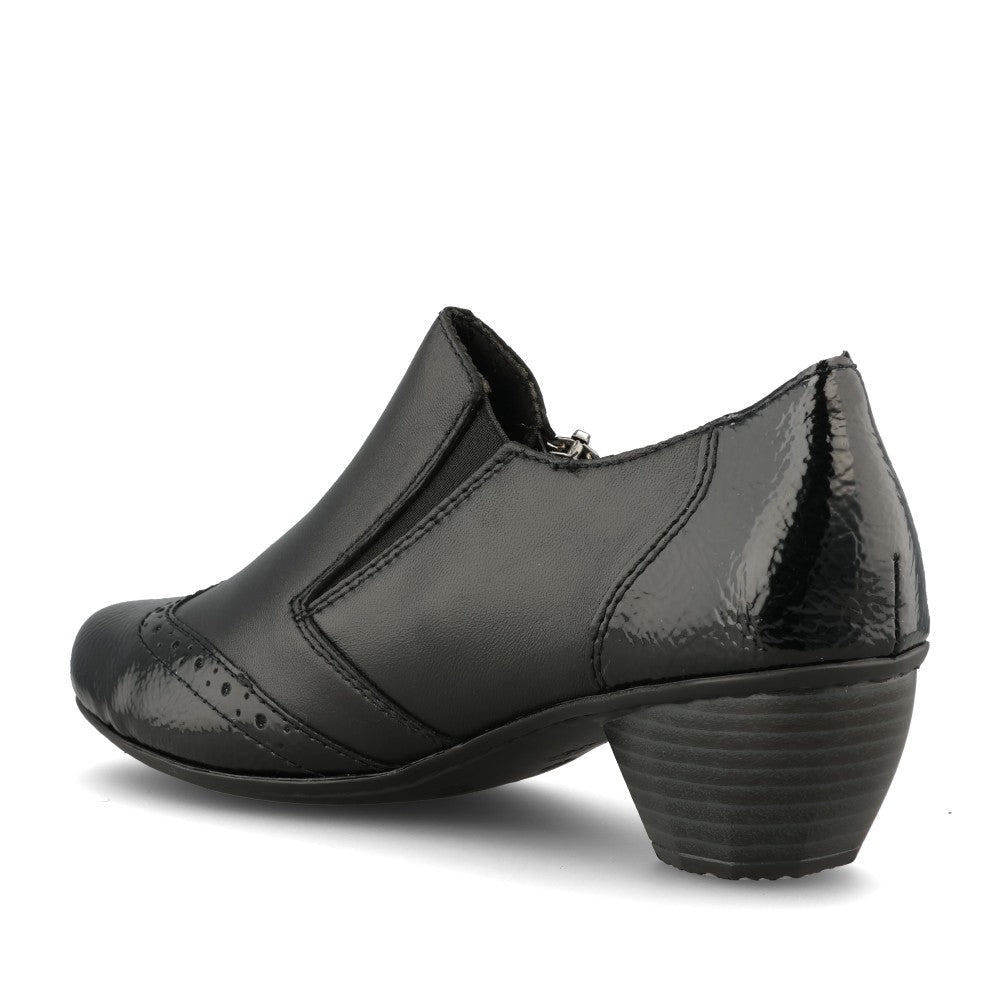 Rieker Ladies 41757 Shoe In Black