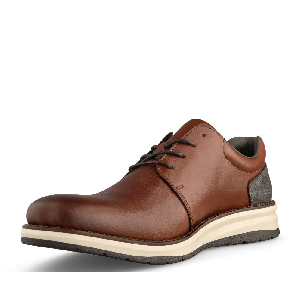 Rieker Mens 14706 Lace Shoe In Brown