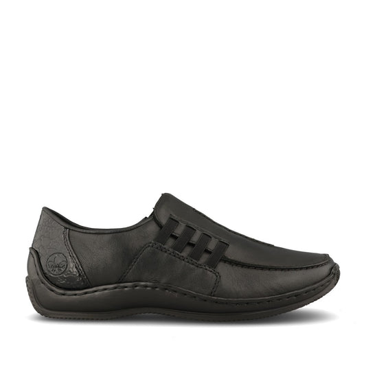 Rieker Ladies L1777 Shoe In Black