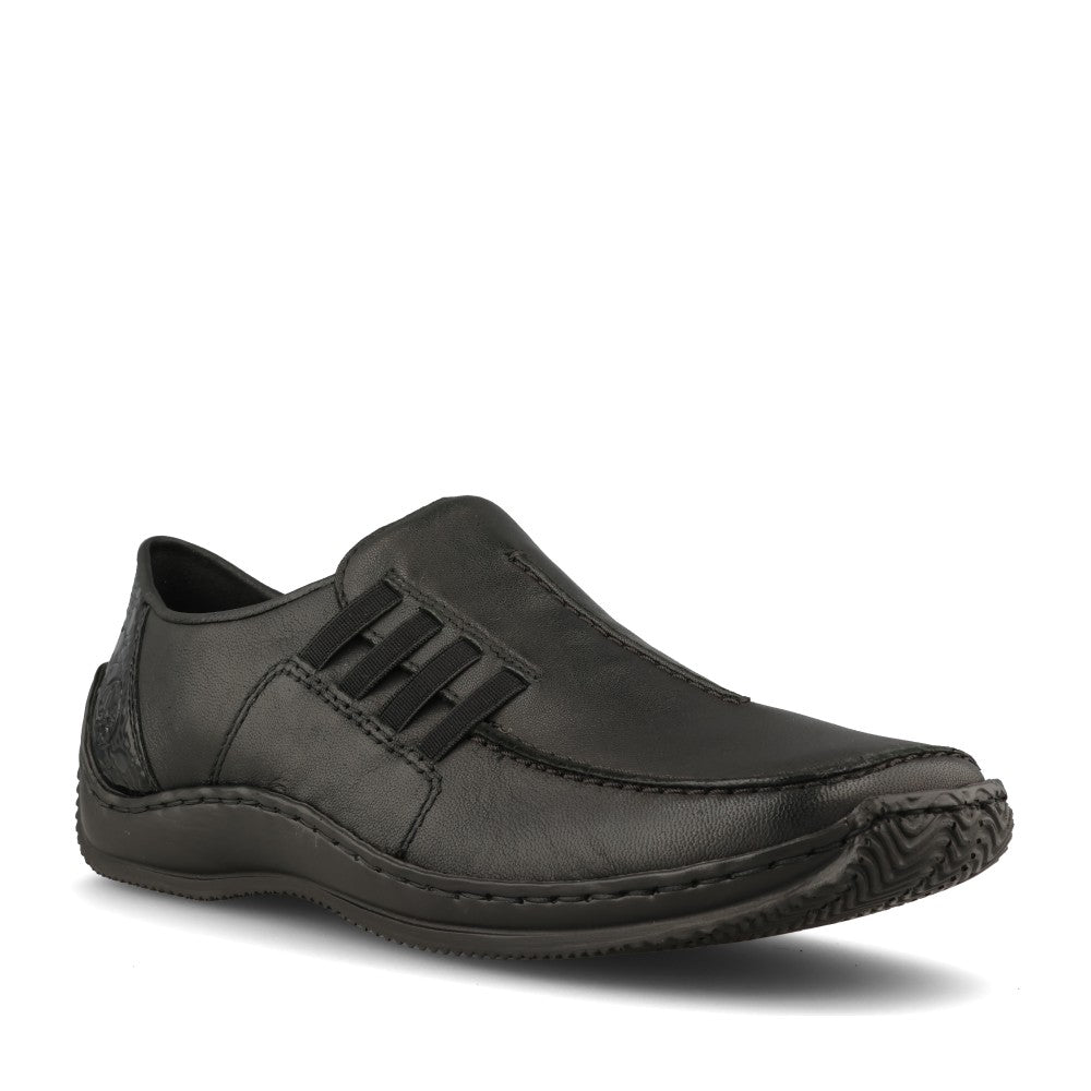 Rieker Ladies L1777 Shoe In Black