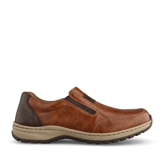 Rieker Mens 03354 Slip-On Shoe In Brown