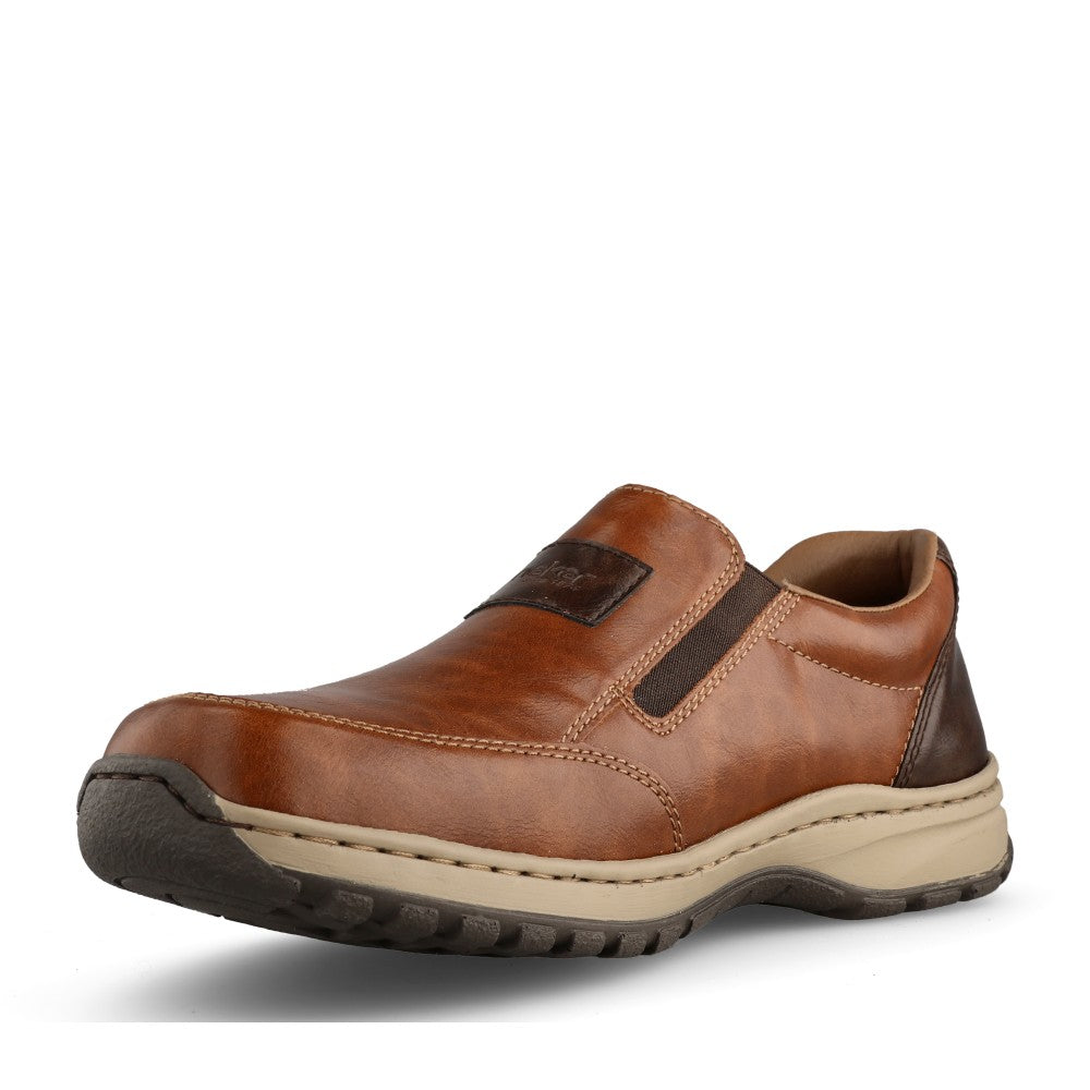 Rieker Mens 03354 Slip-On Shoe In Brown