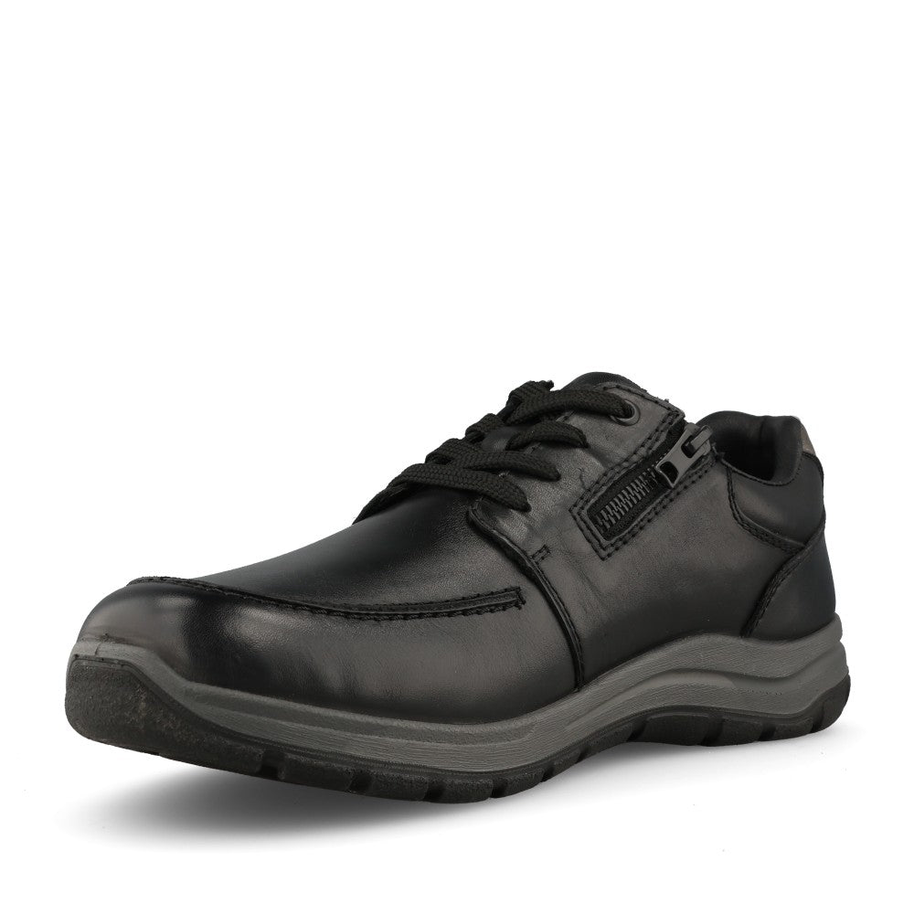 Rieker Mens 03607 Lace Shoe In Black