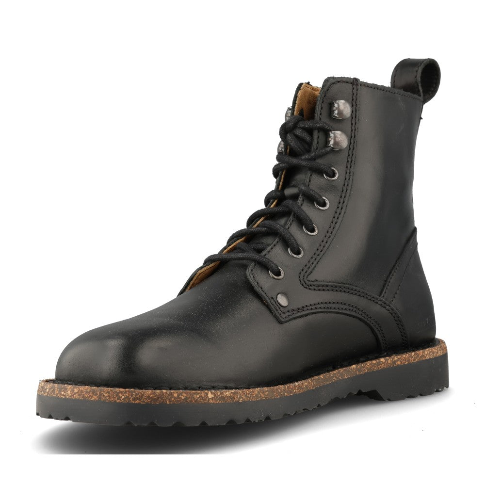 Birkenstock Ladies 1030153 Bryson Leather Laced Boot In Black